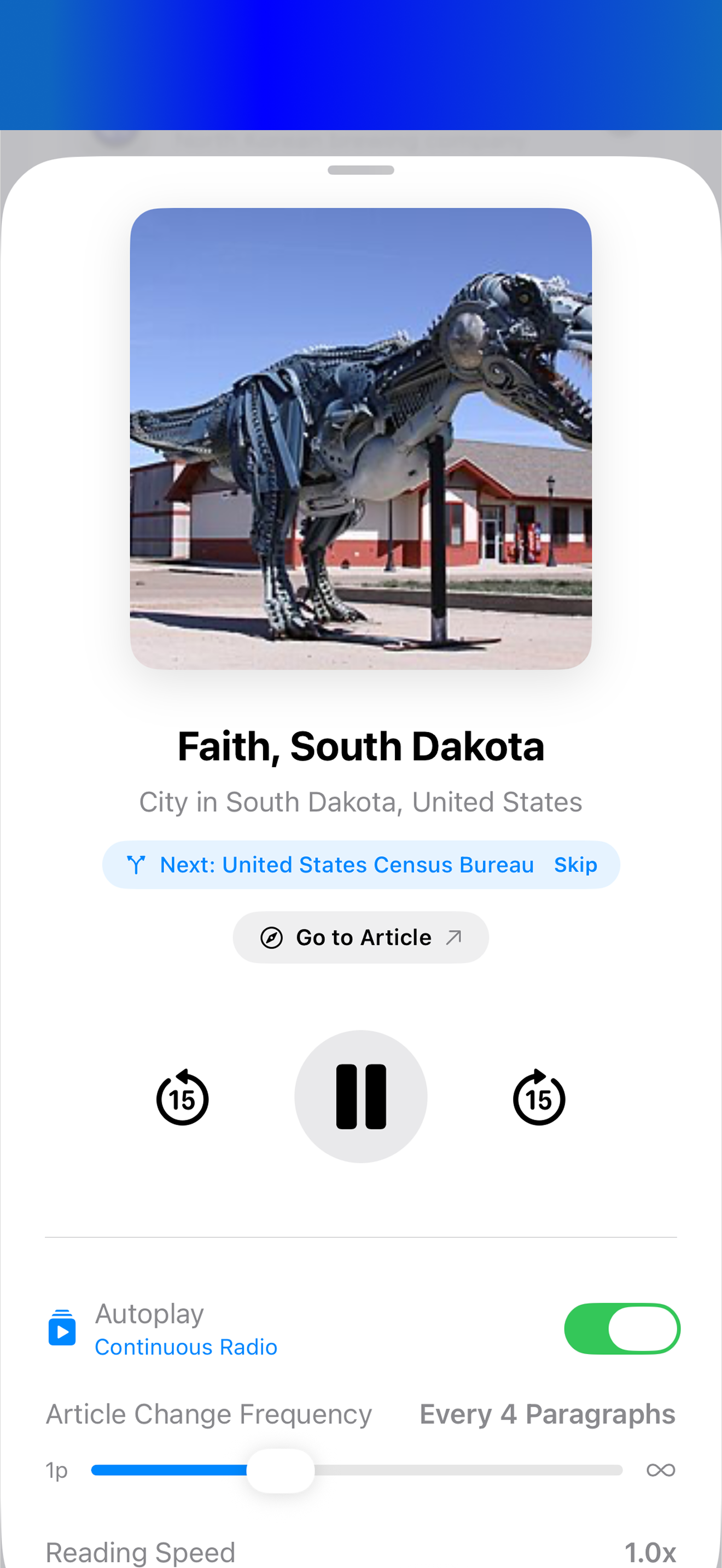 WikiFM Screenshot 2
